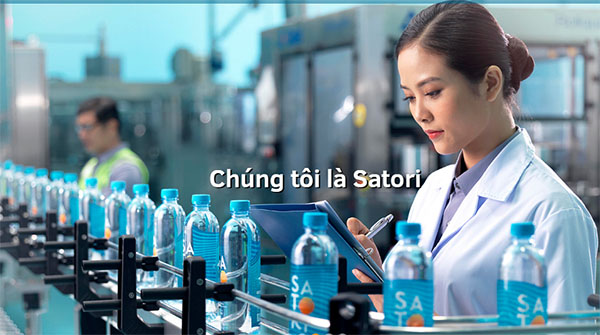 Đại lý nước uống Satori giao hàng nhanh, giá nước Satori hiện nay