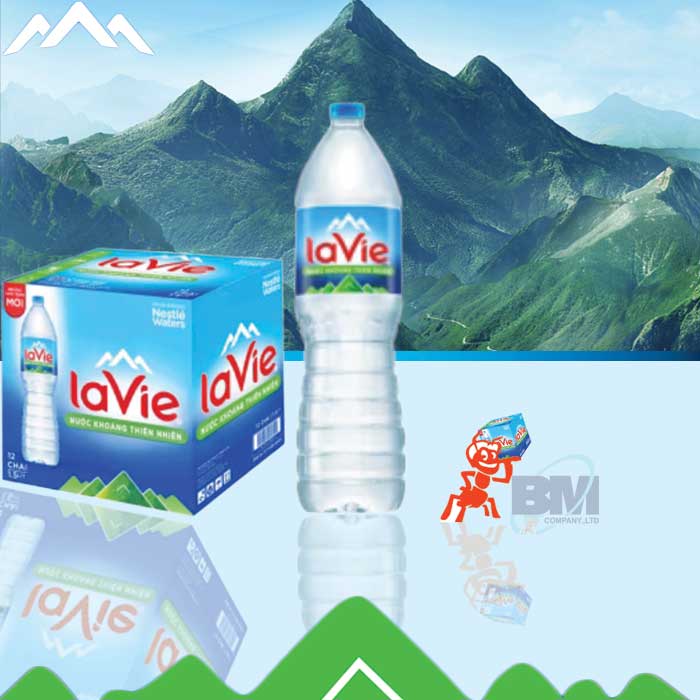 Giao nước uống Lavie 1.5L – giao hàng nhanh chóng và miễn phí